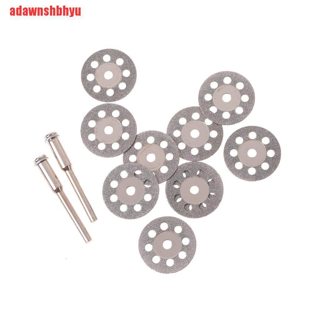 10 Pcs Diamond Cutting Disk Ukuran 20mm Untuk Grinding Wheel Logam