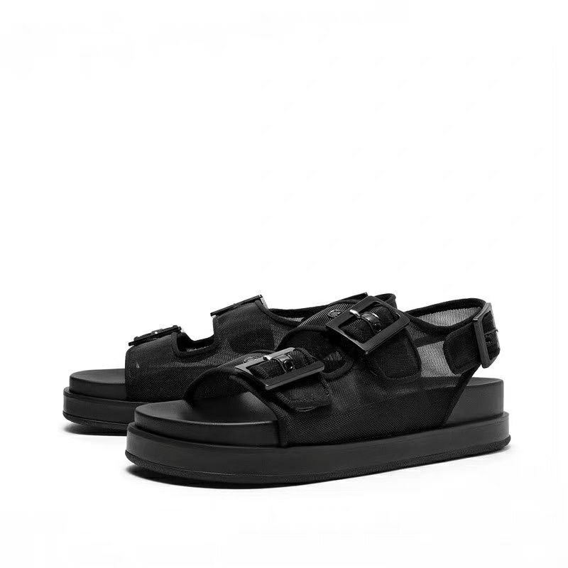 SANDAL FLAT CK CK MESH FLATFORM SANDALS CKS 339 PREMIUM IMPORT