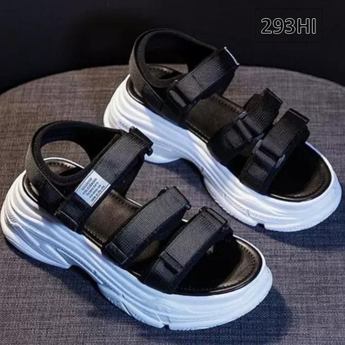 Sandal Tali Wanita Aime Korean Fashion Sol Tebal 4 Cm (KP92)-3