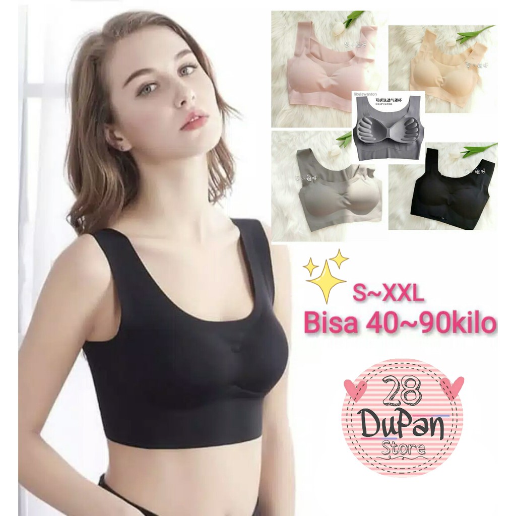 BH / BRA SPORT ORIGINAL | BRA OLAHRAGA PENGENCANG PAYUDARA DAN MEMPERBESAR