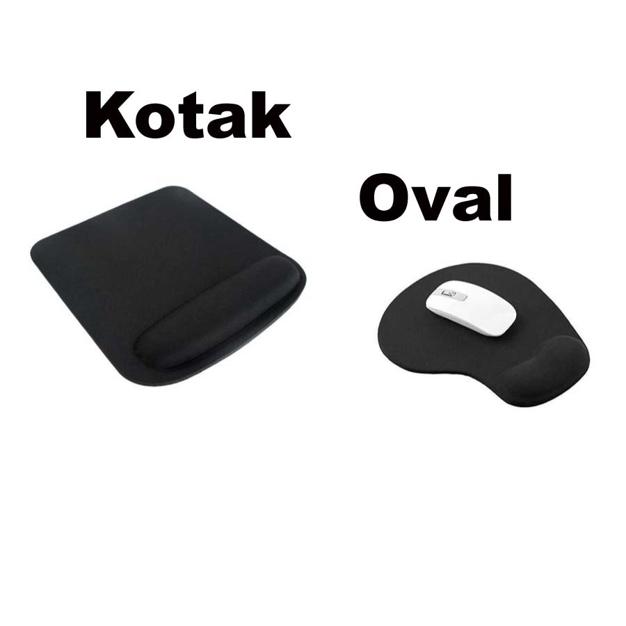 mouse pad bantal universal oval