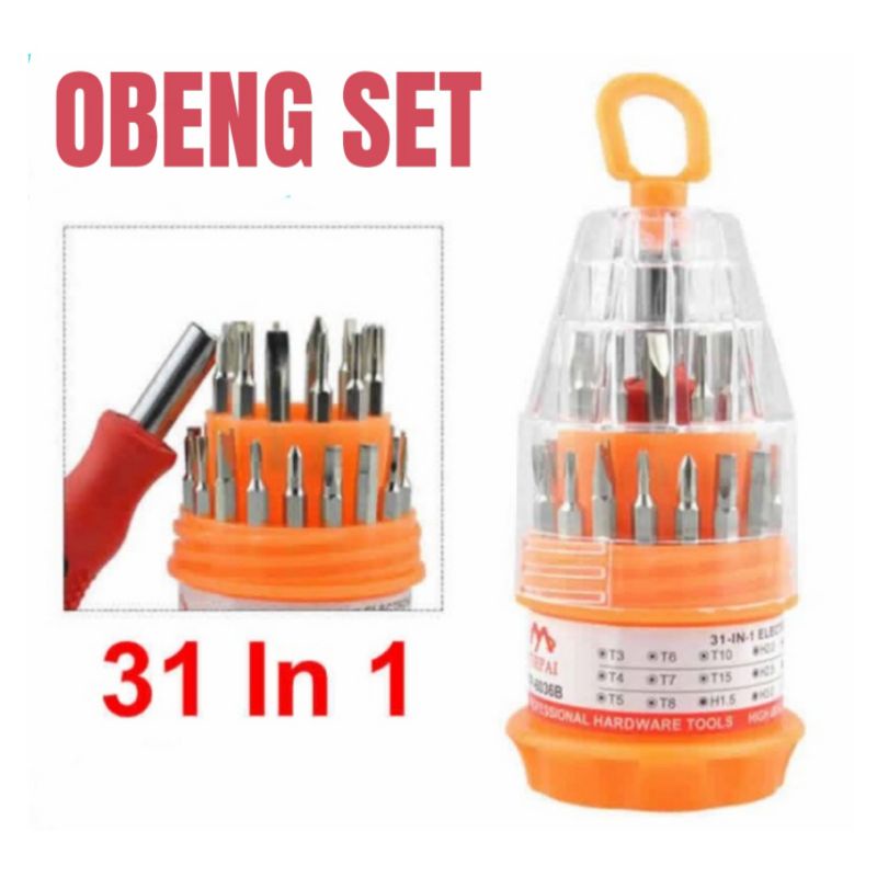 Obeng Set 31 in 1 Tool Multifungsi