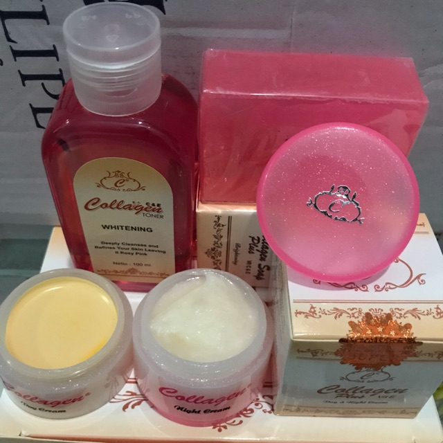 Paket Collagen New Hologram / Collagen paket 3in1 / cream