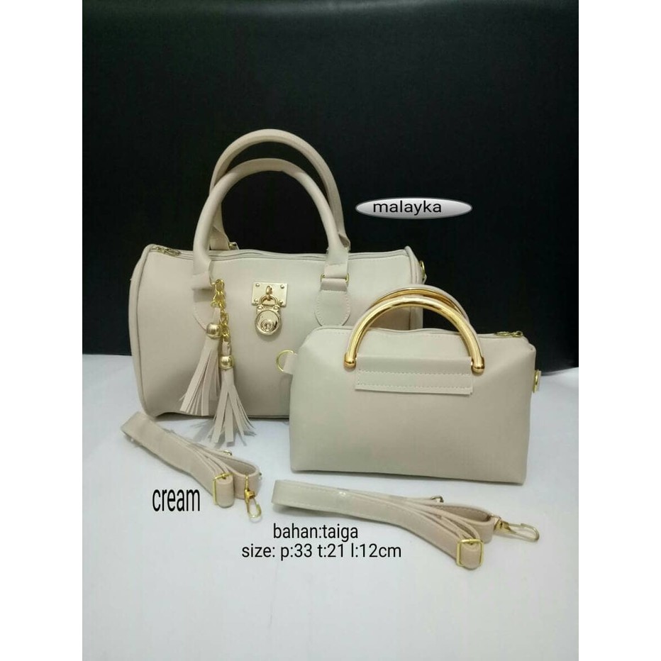 Tas Selempang Tabung 2in1 / Tas Wanita Murah Tas Cantik Tas Kulit Tas