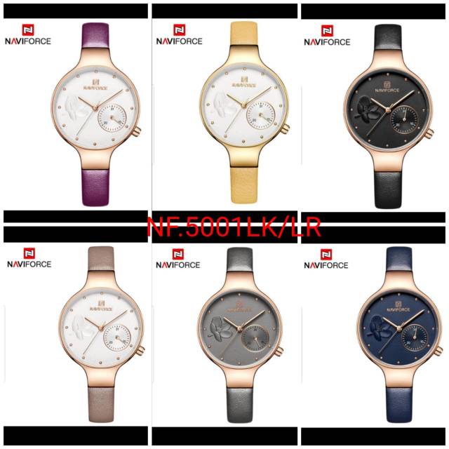 ORIGINAL Jamtangan NAVIFORCE NF5001L CHRONOGRAPH Tahan Air