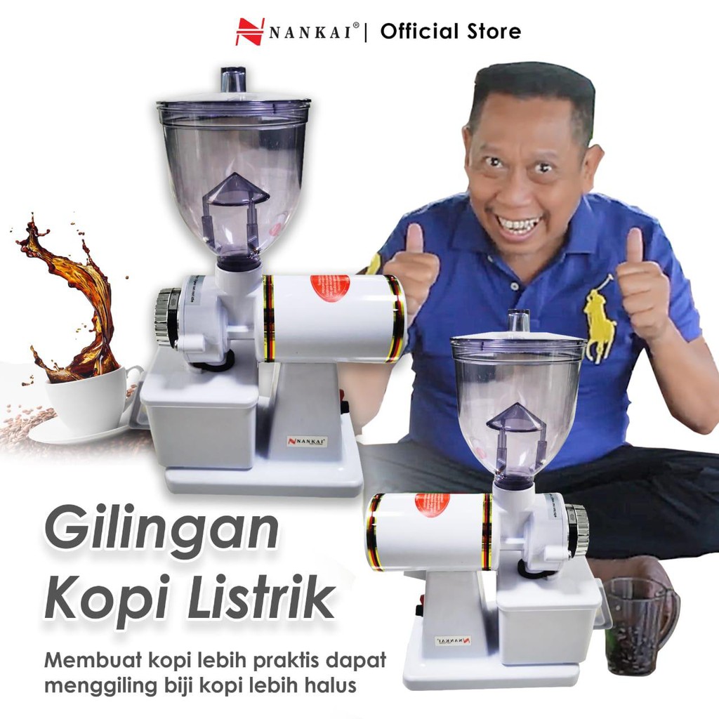 MESIN GILING KOPI LISTRIK COFFEE GRINDER GILINGAN KOPI ELECTRIC NANKAI