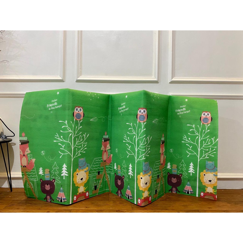 PLAYMAT SHIMANO MATRAS LIPAT ANAK BAYI JUMBO SIZE 200x180CM KARPET LIPAT MATRAS BAYI PLAYMATE KARPET Sugarbaby Foldable Baby Playmat (Nature Series) / Playmat Lipat Anak / Karpet Lipat Bayi / Matras Bayi PLAYMAT KARPET LIPAT MATRAS BAYI PLAYMATE KARPET-motif cowok