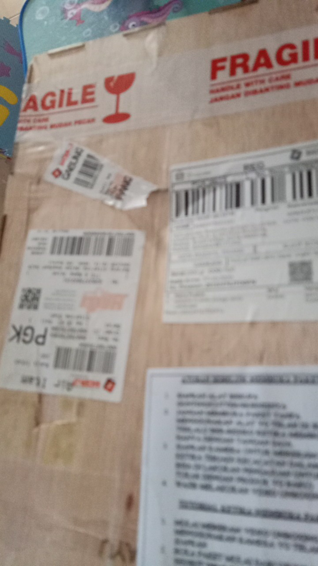 Nomor Rumah Vintage Akrilik Landscape