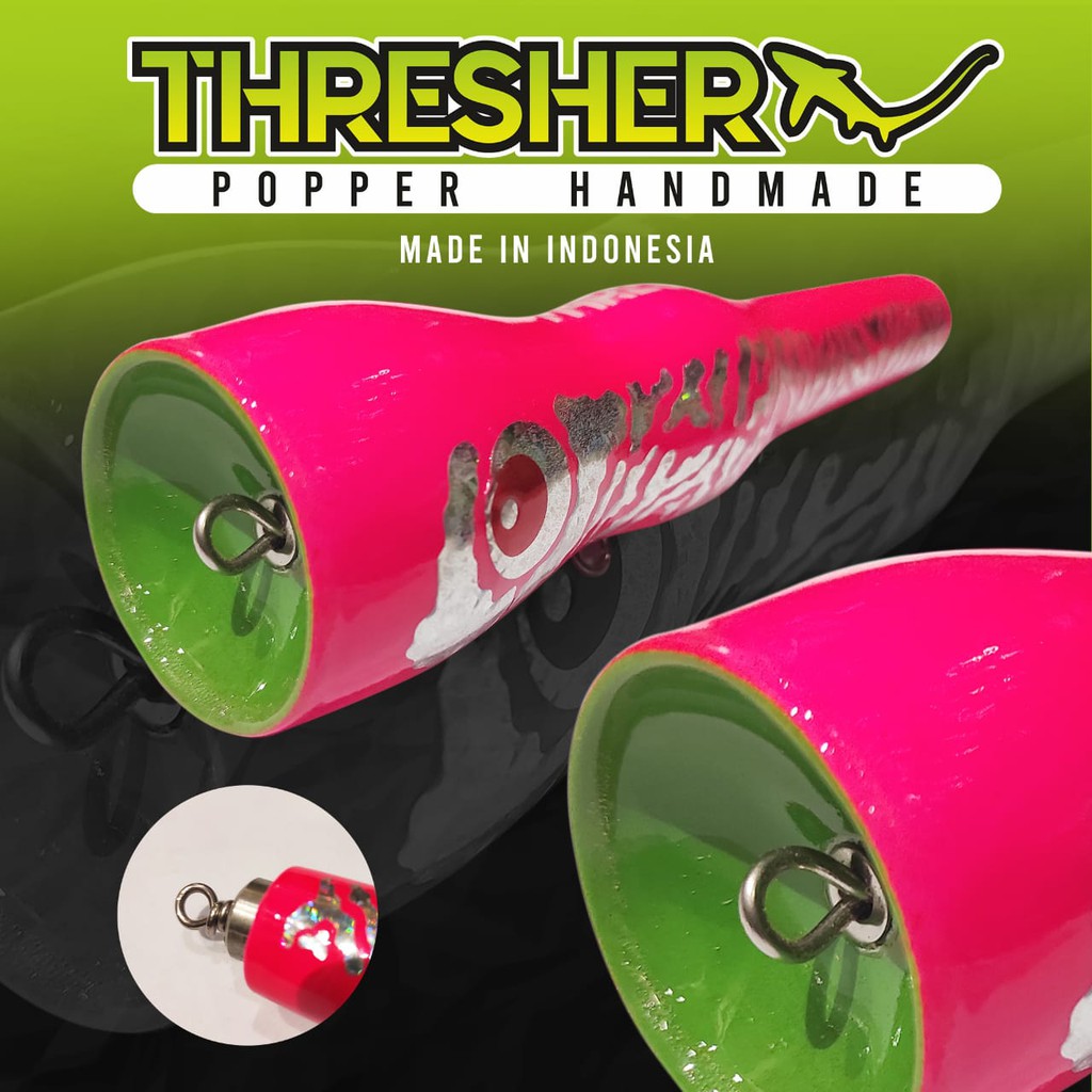 Wooden Popper handmade Thresher