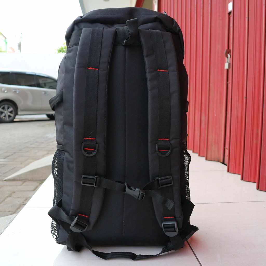 Tas Ransel Extreme Hitam Besar Bagus Backpack Pria Wanita Camping Awet