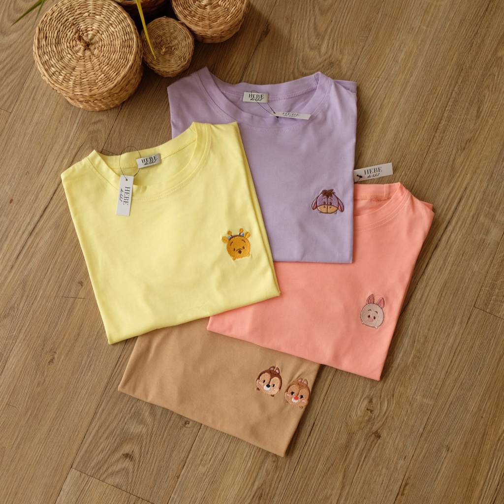 Basic Tee Reguler Special Edition Top Pakaian Wanita