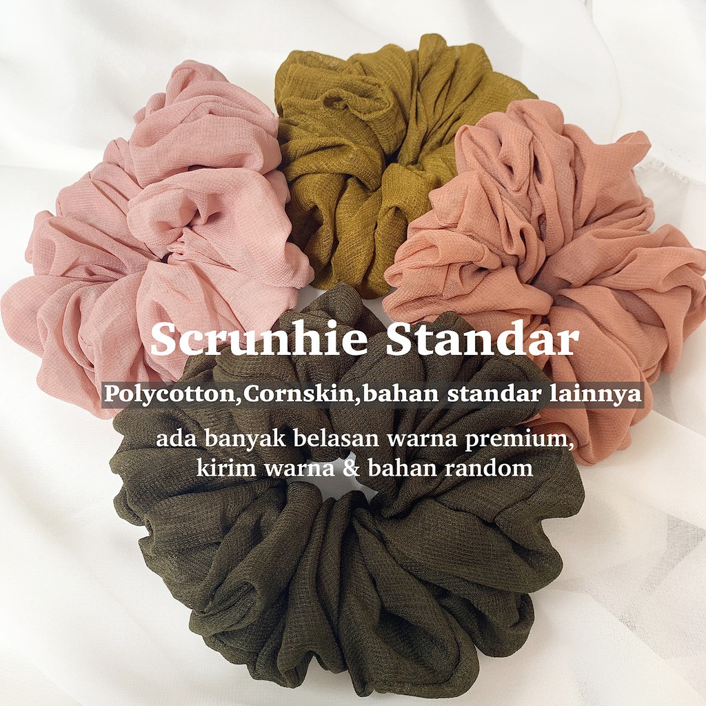 Scrunchie / ikat rambut / kuncir rambut jumbo / penambah volume hijab BY DROURA