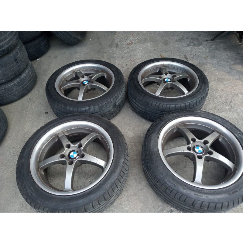 velg Racing hamman ring 17 lebar 8 rata lubang 5x120 + ban acelera phi 225 50 ring 17