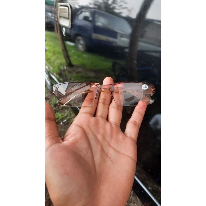 Kacamata Baca Gradasi Lensa Plus(+) Type AA612T .U Frame Plastik Lentur/Kacamata Baca Plus (+) Semirimless/KACAMATA BACA PRIA/KACAMATA PRIA/KACAMATA RABUN DEKAT/KACAMATA RABUN DEKAT GRADASI LENSA