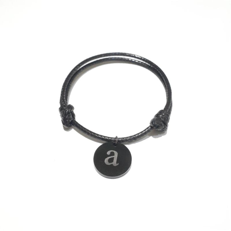 GELANG NAMA | GELANG INISIAL | GELANG HURUF BANDUL SIMPEL PREMIUM | GELANG INISIAL COUPLE BEST SELLER