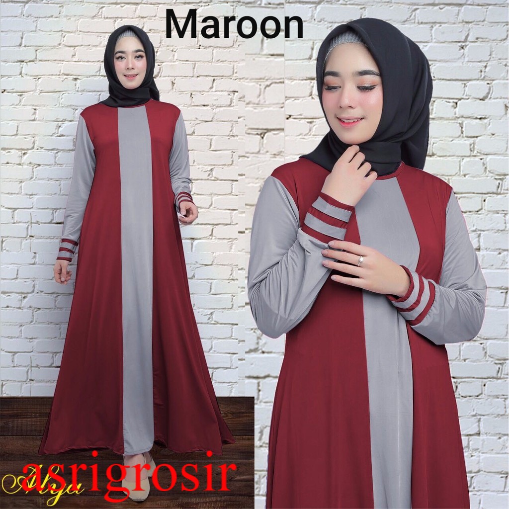 HOPYLOVY - GAMIS ALYA MAXI DRESS JERSEY