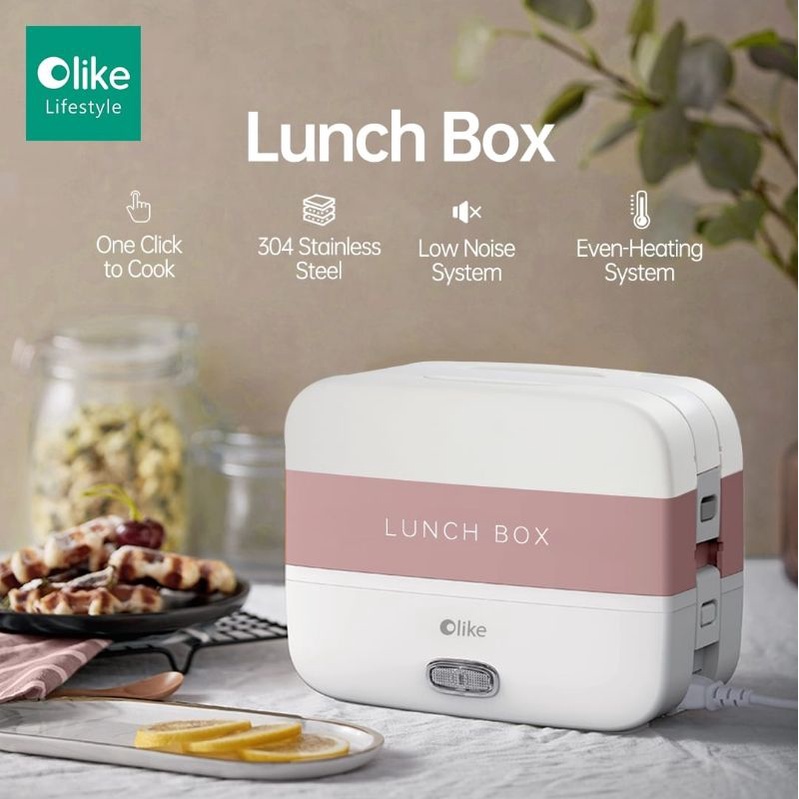 Lunch Box OLIKE By OPPO Electric Food Cooker And Warmer - Kotak Makan