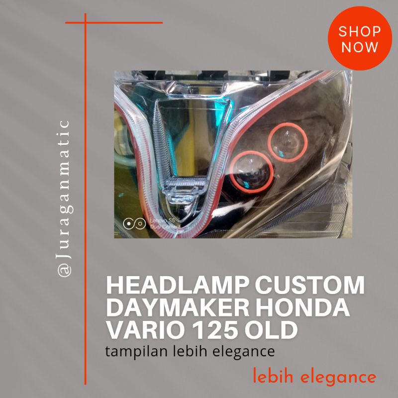 reflektor custom daymaker honda vario 125 old