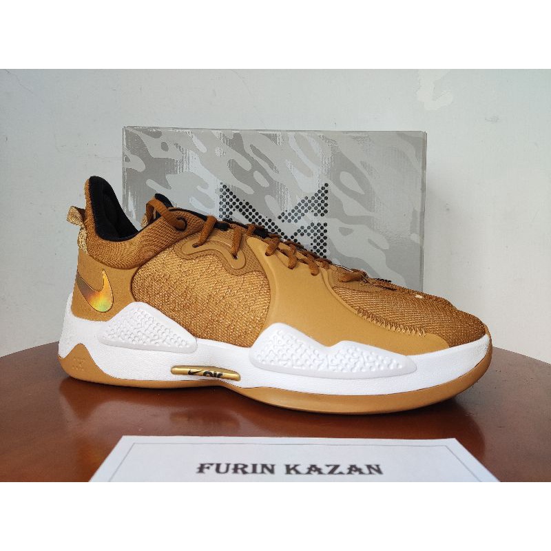 Sepatu Basket Nike PG 5 EP "Wheat" Original