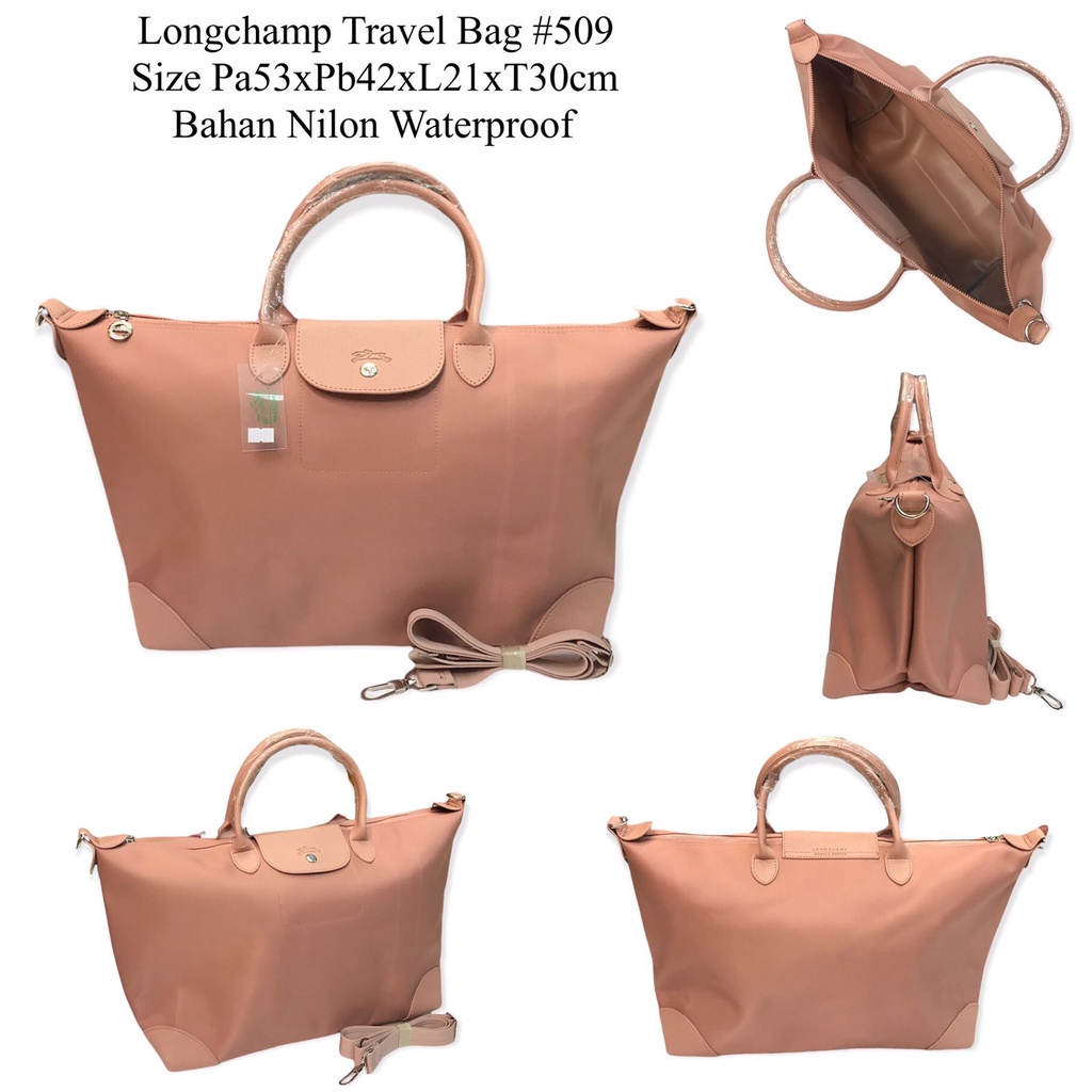 New Travel bag nylon bisa selempang LC#509 Neo qualitas premium