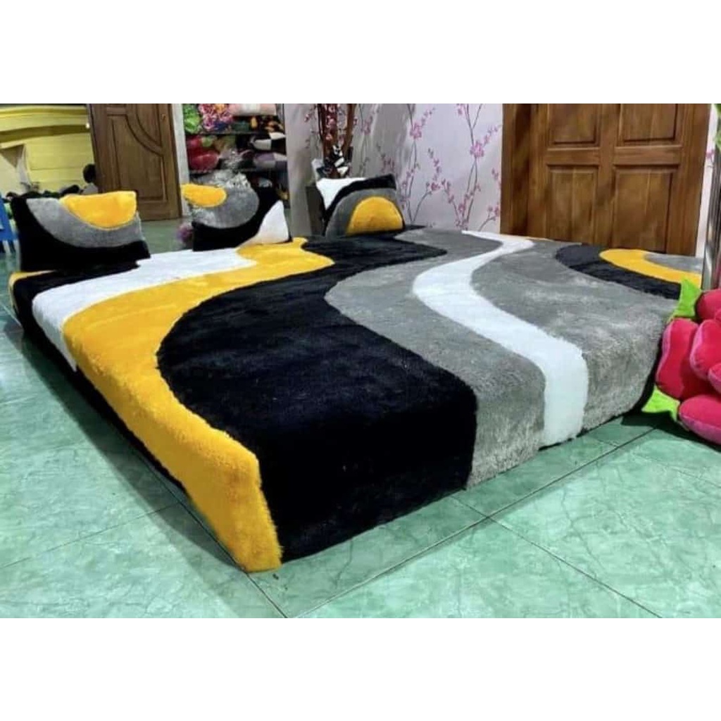 Kasur Busa Bulu Tebal 20cm Jumbo 200X200X20 cm