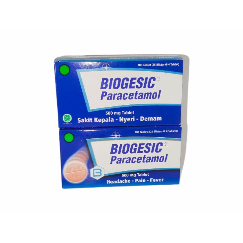 Biogesic 500 Mg Tablet Medifarma