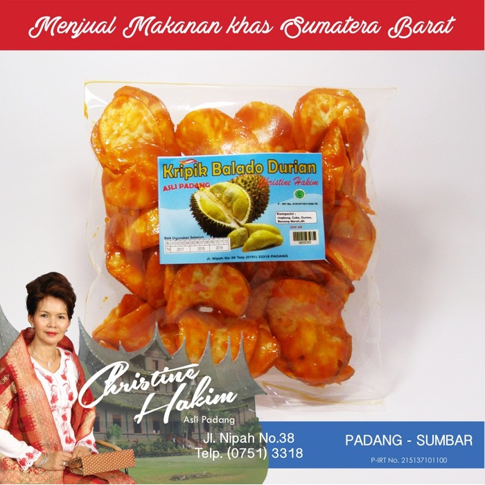 

Kripik Singkong Balado Rasa Durian Christine Hakim