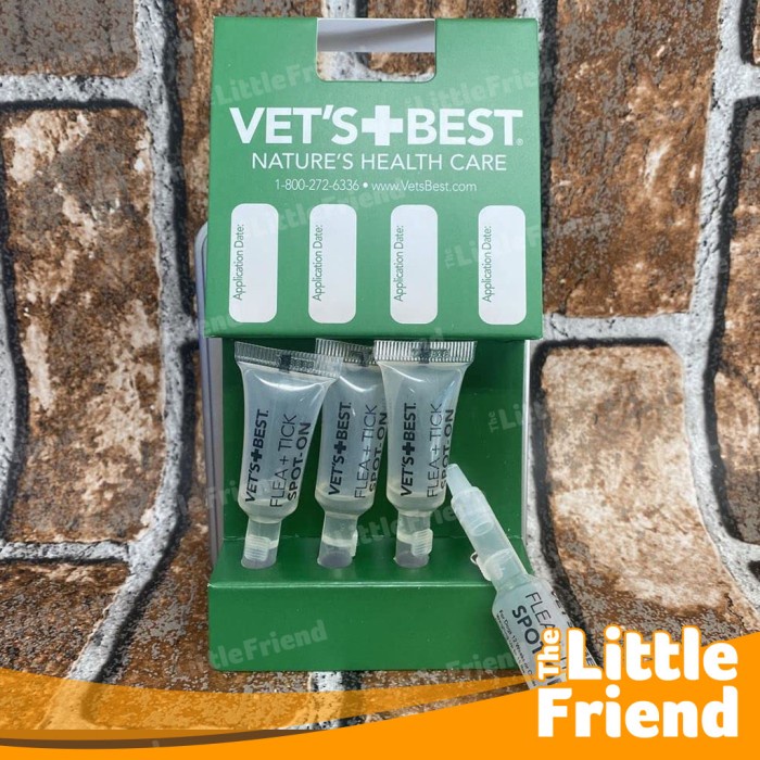 Obat Anti Kutu Tetes Anjing VET'S BEST Flea and Tick Spot-on Drops