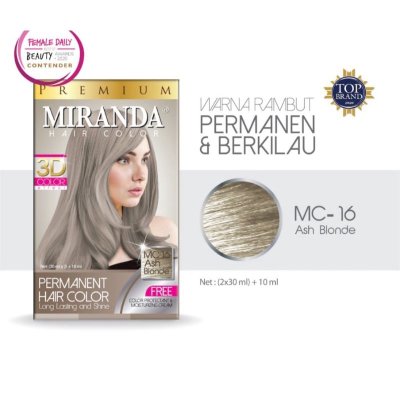 Miranda hair color/pewarna rambut 30ml