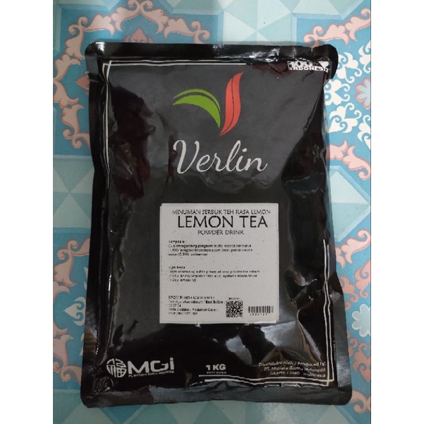 

Bubuk Minuman rasa Lemon Tea merk Verlin 1kg
