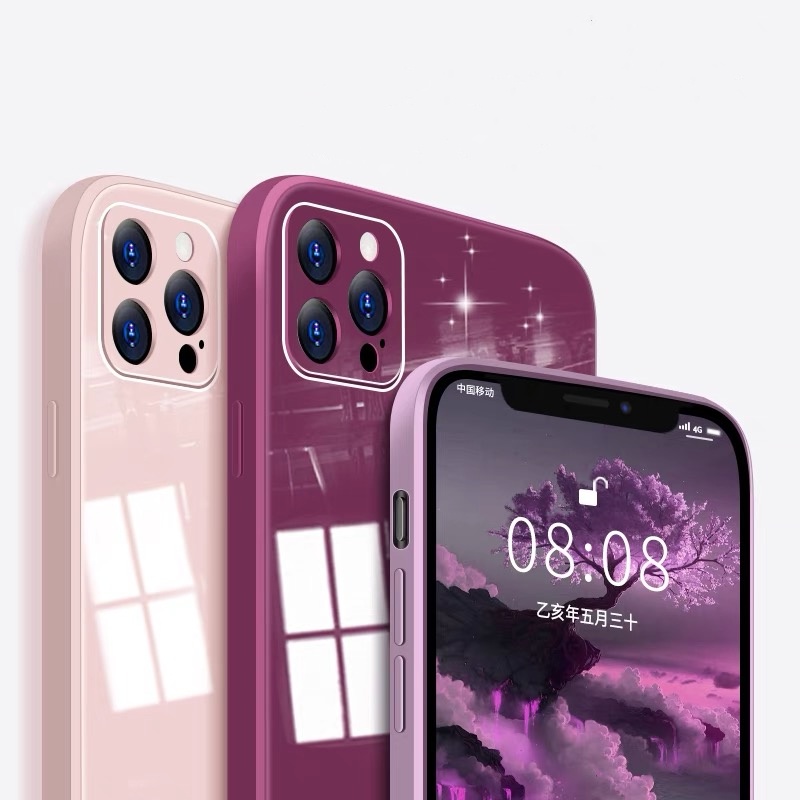 Case Kaca Dengan Tali Tangan Untuk Ip 13 12 11 Pro Max 7 8 Plus Se2020 X Xs Max Xr