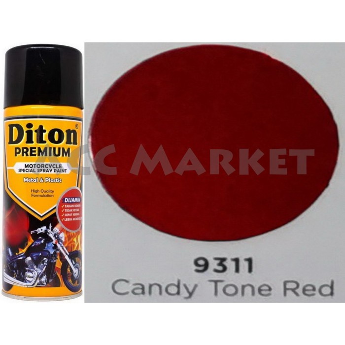 Pilox Diton Premium Pilok Pylox Merah Candy Red 9311