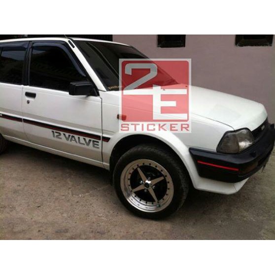 Stiker 12 VALVE Si Limited Starlet Kotak EP71