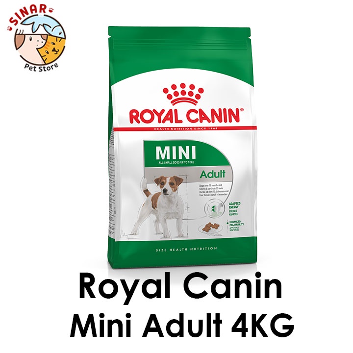 Royal Canin Mini Adult 4KG Makanan Anjing Dewasa Ras Kecil Dog Food Pelet Pakan