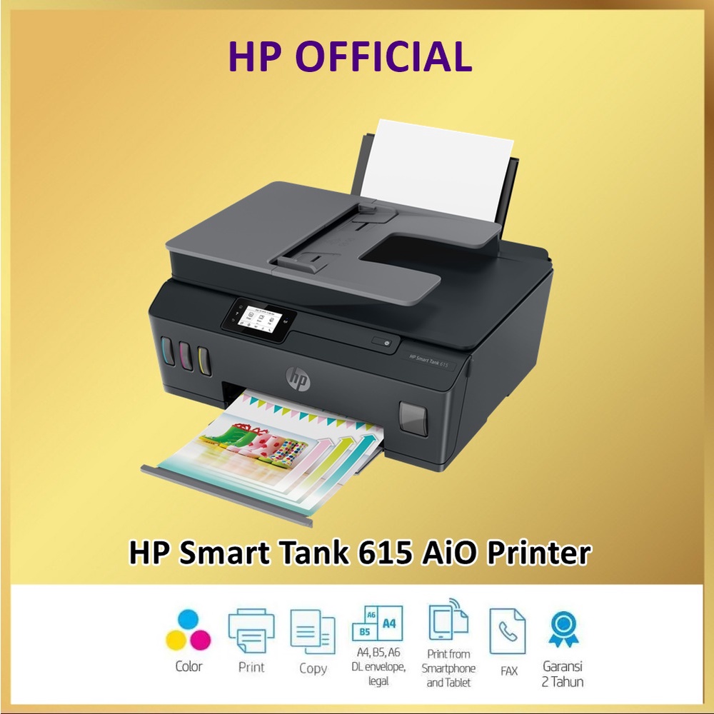 HP Smart Tank 615 All In One Wireless Printer HP 615 HP615