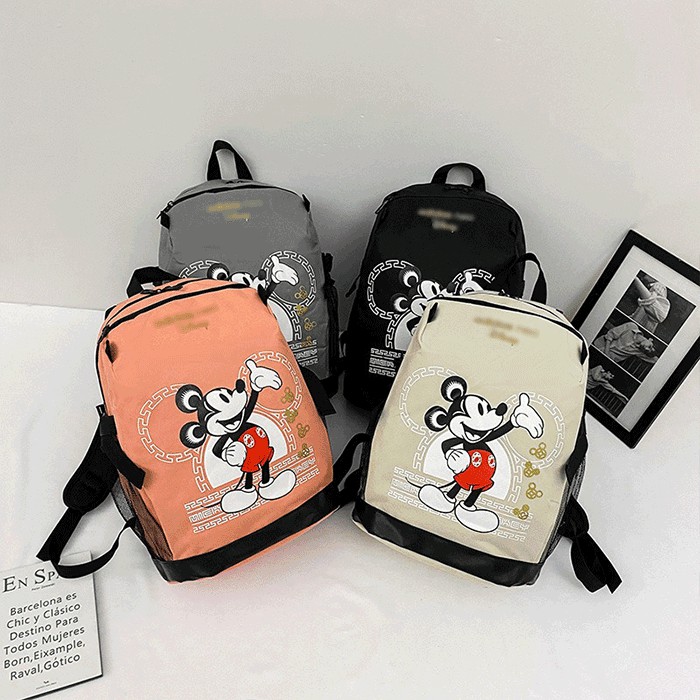 Tas Ransel Wanita Motif Kartun Tas Ransel Wanita Import Korea Murah Batam Kulit Import Terbaru  Nilon COD Azgalery T190