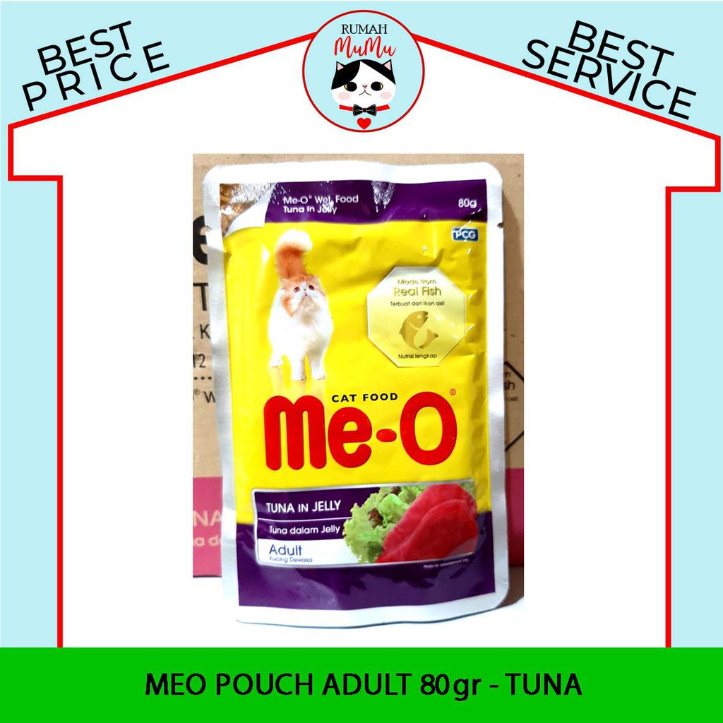 MAKANAN KUCING ADULT MEO POUCH 85gr ALL VARIANT