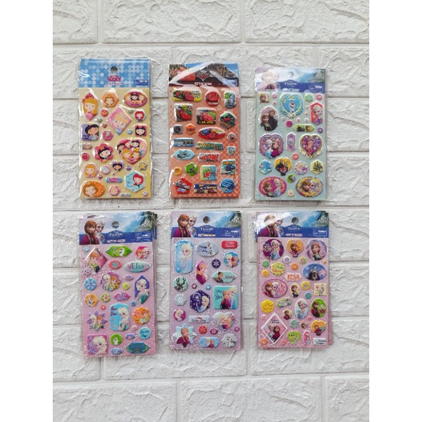 

Gift Sticker Stiker Timbul Mainan Anak Karakter Kartun Stiker Korea