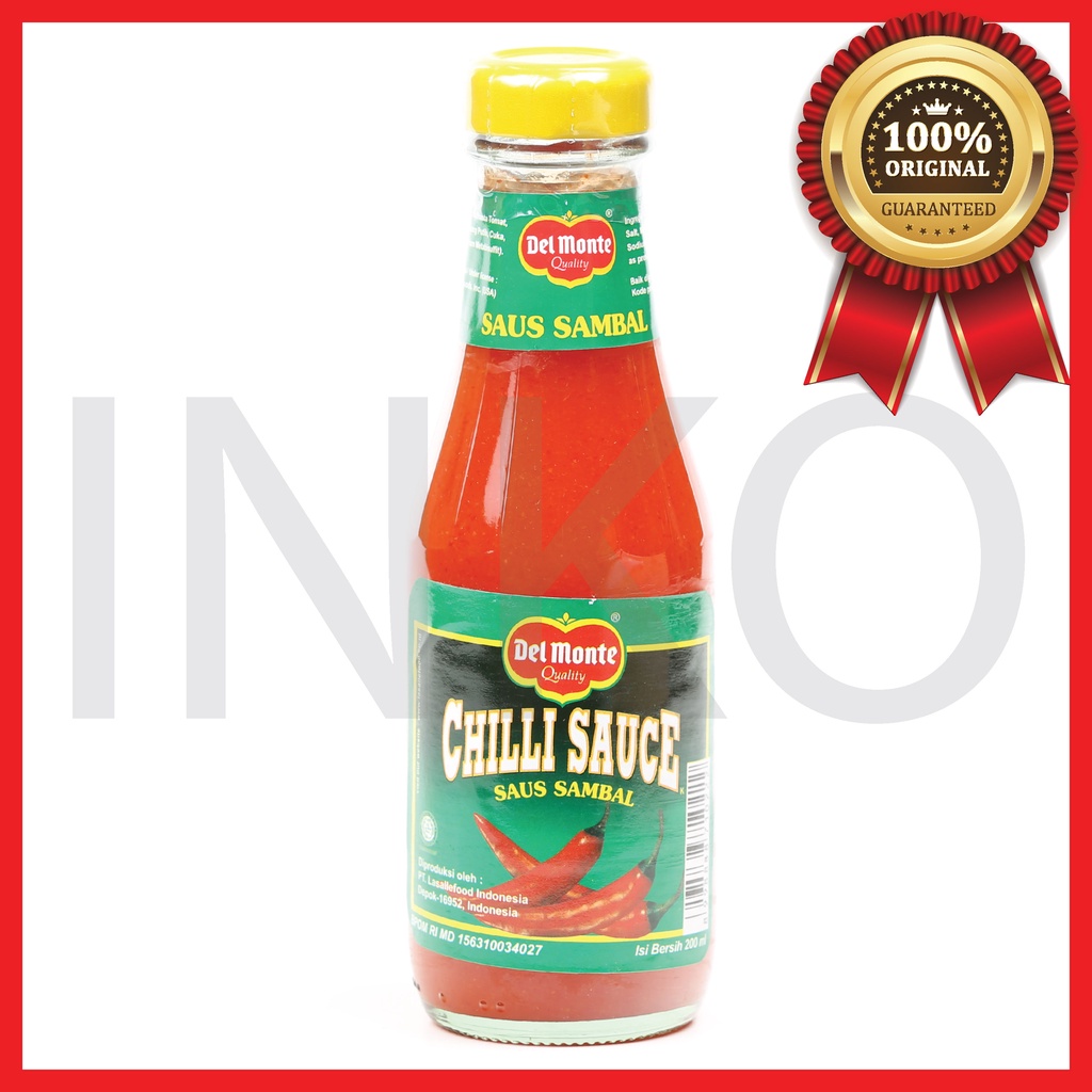 

DELMONTE CHILLI SAUCE SAUS SAMBAL BOTOL KACA 200ML