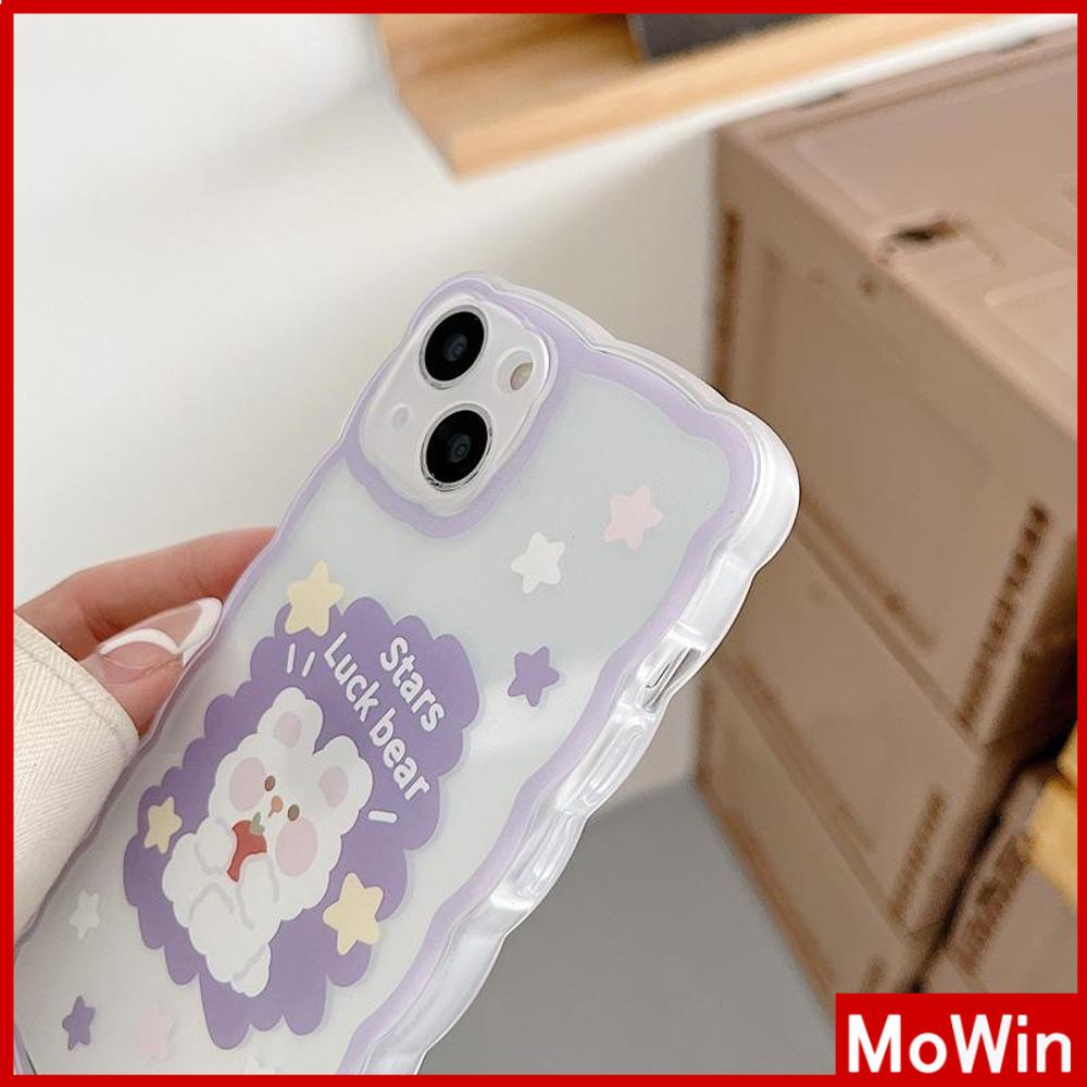 iPhone Case Silicone Soft Case Clear Case Airbag Shockproof Camera Cover Protection Cartoon Cute Rabbit Compatible For iPhone 11 iPhone 13 Pro Max iPhone 12 Pro Max iPhone 7 Plus