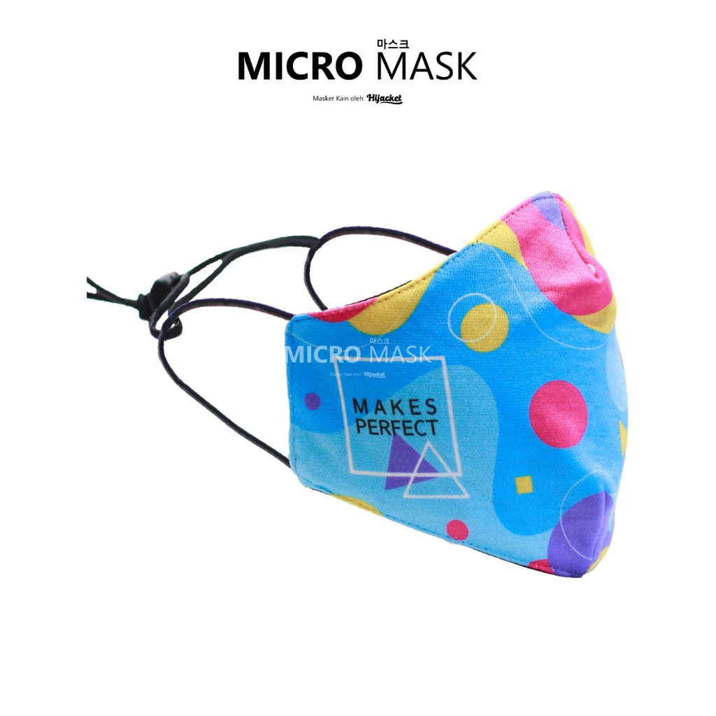 HIJACK MASK - MASKER KAIN PRIA WANITA ANAK ANAK DENGAN PROTEKSI GANDA ANTI-DUSK FACE MEN WOMEN MASK-Chromatic