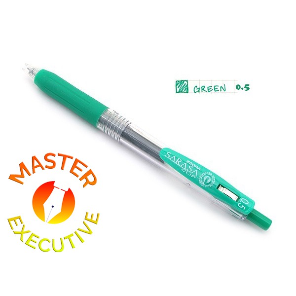 

[Buah] Zebra Sarasa Clip JAPAN Green 0.5 Gel Ink Rollerball / Pulpen Jel Hijau
