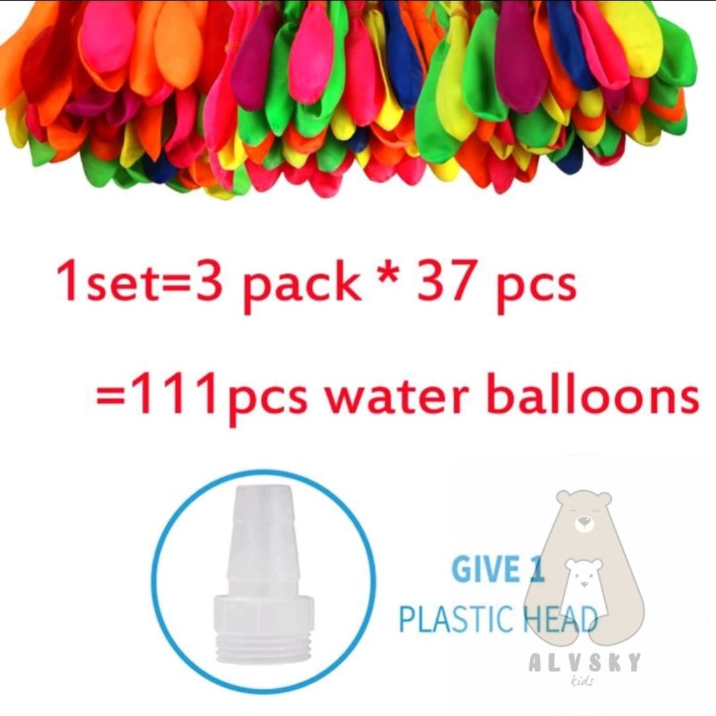 BALON AIR WATER BALOONS (ISI 111 PCS) / MAINAN BALON AIR