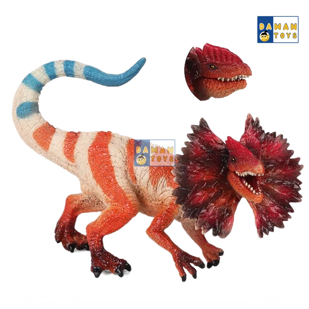 Jurassic World Dilophosaurus Mainan Edukasi Figure Dinosaurus Jurassic Park