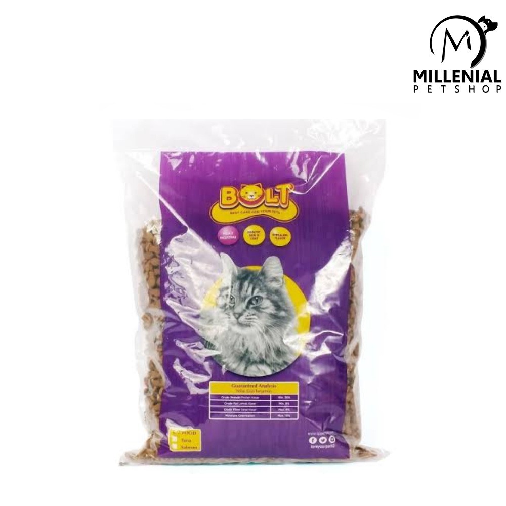 Makanan Kucing Bolt murah Tuna donat repack 1kg Cat Food 1 kg Repacking