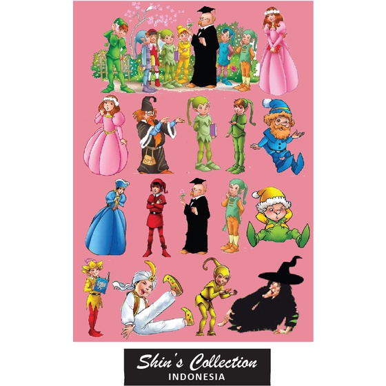 Stiker sticker  murah anti air Oki and Nirmala 1 pc