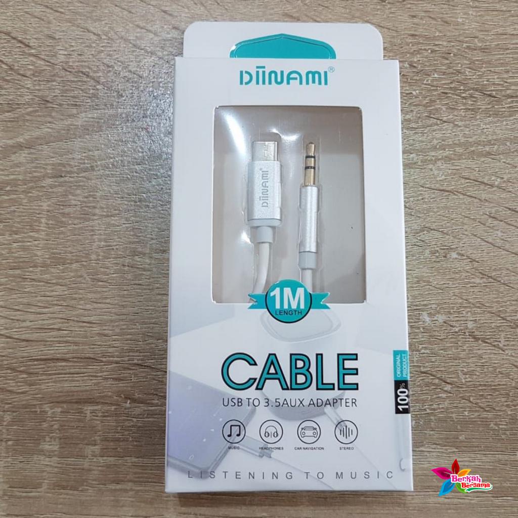 DIINAMI kabel iphone Lightning to aux 3.5mm Type C To Jack 3.5MM Premium Nylon kabel Audio BB8296