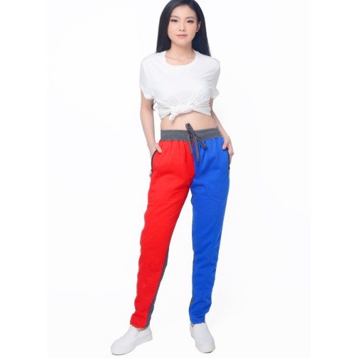 Fifi FASHION Celana Jogger Training Wanita Kombinasi Warna - Lexy