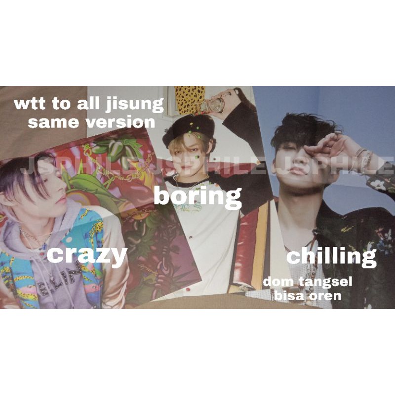 [BOOKED] FOLDED POSTER JAEMIN CHILLING