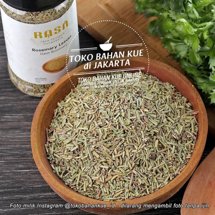 

Rempahku - Rasa Rosemary Leaves Dry Daun Rosemary Kering Bumbu Botol